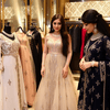Natasha Mehta 2025 couture collection in Dubai featuring elegant gowns and traditional attire on display