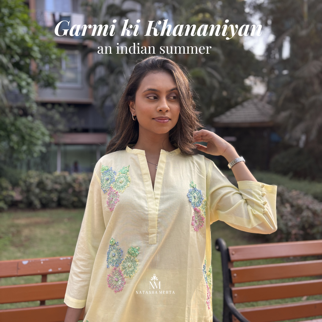 Designer wedding trousseau collection featuring a coral silk embroidered kurta with floral patterns, perfect for special occasions