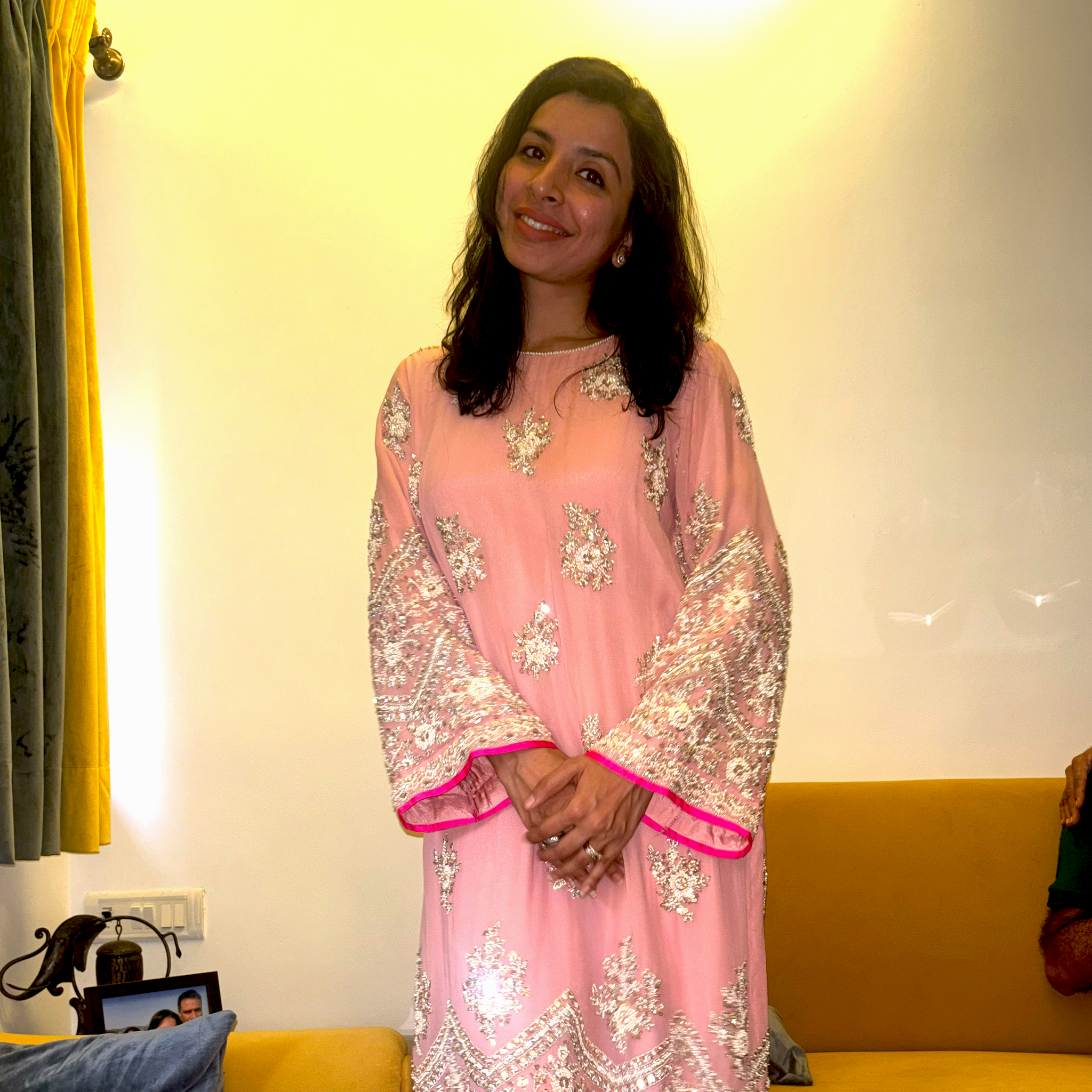 Blush Royale Embellished Kurta Set
