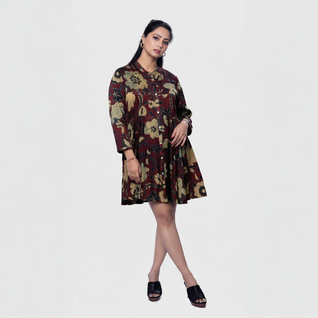 Natasha Mehta One PCS Dress Elegant Floral Evening Dress